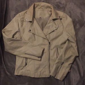 Max Studio Women L Leather Jacket